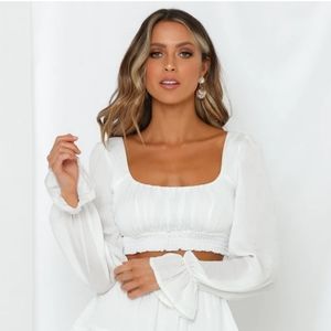 NWT Hello Molly On Screen Crop Top Size XS